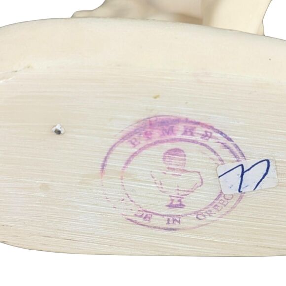 Vintage Discobolus Statue: Classical Greek Discus Thrower Sculpture - Picture 6 of 8